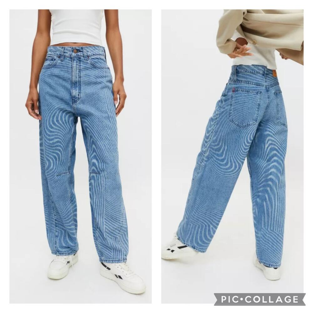 BDG Urban Outfitters High Rise Extreme Baggy Jeans Size 27